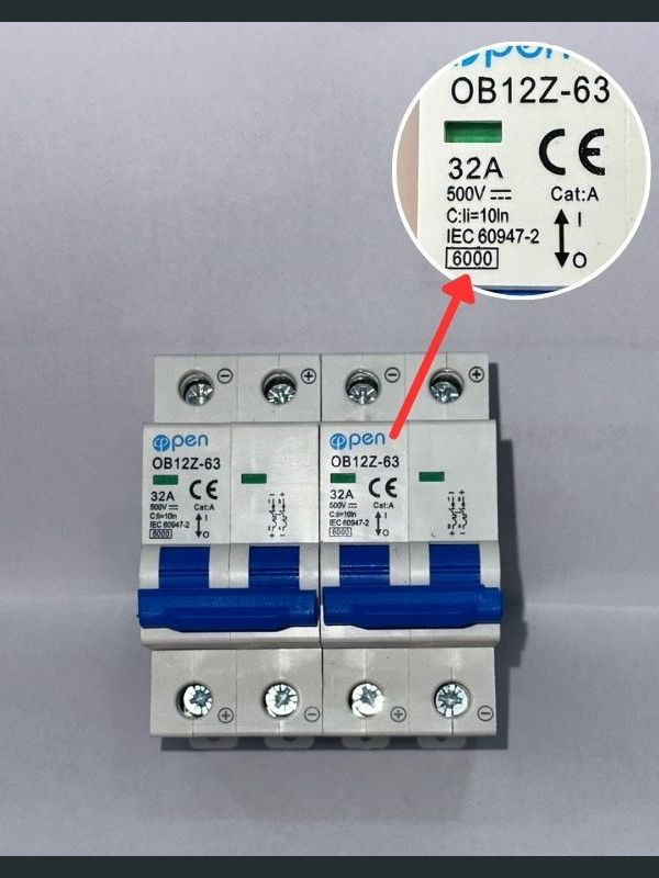DC MINIATURE CIRCUIT BREAKER (63A 1000V) , (32A 500V), (125A 500V), (20A 1000V) - Image 7