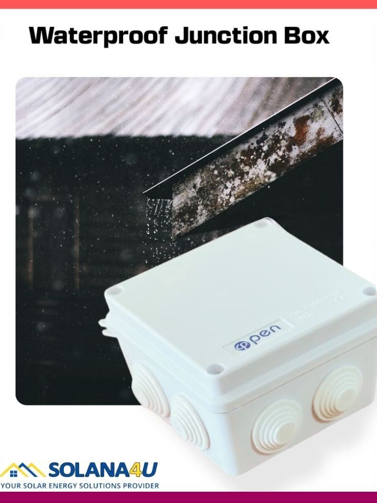 Outdoor Junction Box IP65 Weather/Water Proof Enclosure with Rubber Gasket & Screws 100x100x70